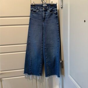 Elegant Dark Blue Flare Jeans